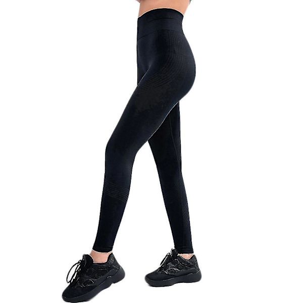 Tflycq Kvinnor Enfärgad Sömlös Splitsning Hög Midja Stretch Tights Höftlyft Yogabyxor