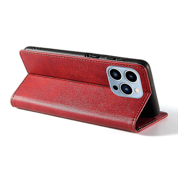 Til iPhone 16 Pro Etui Læder Telefon Cover Stærk Magnetisk Kortholder s20241212513 Style E