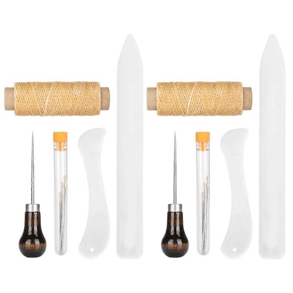 Läderhantverk Syverktyg Kit Koppar Reparation Handsömnadsset DIY Sytillbehör