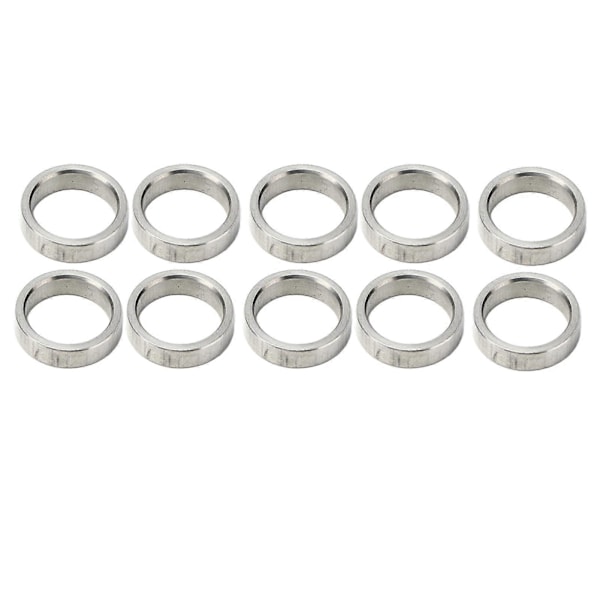 10 stk. skiveavstandsstykke 15 mm OD 12 mm ID rustfritt stål maskinvare tilbehørsdelsett Kit3515-0015-0040