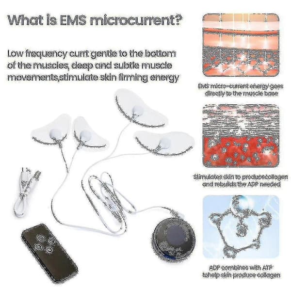 Ems Kasvojen Hierontalaite Kohottava Virtastimulaattori Remote Control