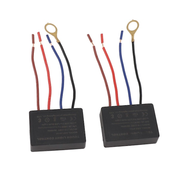 KSY 413A 3-vägs Touch Sensor Dimmer Glödlampa 20-100W LED-lampa 3W-25W Touch Lamp Kontrollmodul för Ersättning Skrivbordslampa 110-230V
