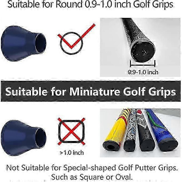 3 st Golfbollplockare, Golfboll Upplocknings Sugkopp, Golfboll Gripare Sugkopp För Putters Och Golfare Dark blue