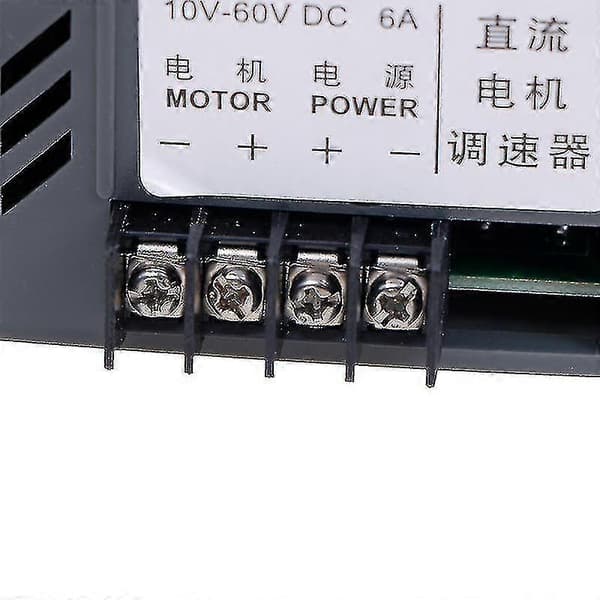 12v 24v 36v 48v Pwm Dc Motor Hastighetskontroller Reversibel Bryter 6a Regulator Hfmqv
