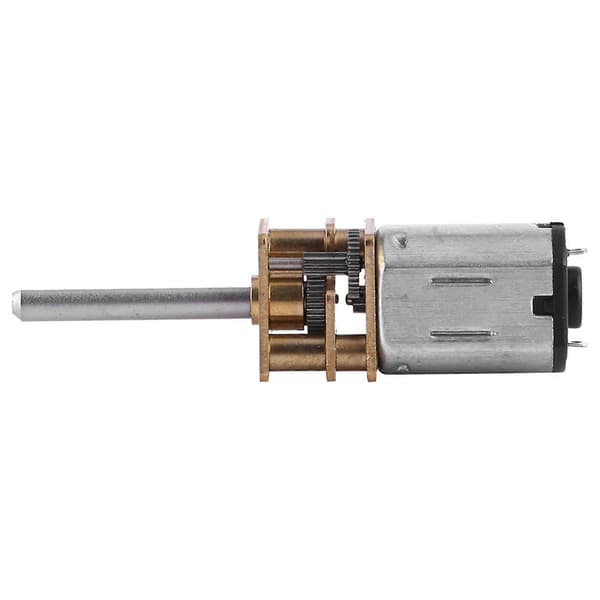 DC 12V Elektrisk Gear Reduktionsmotor Med Lang Udgangsaksel (100RPM)