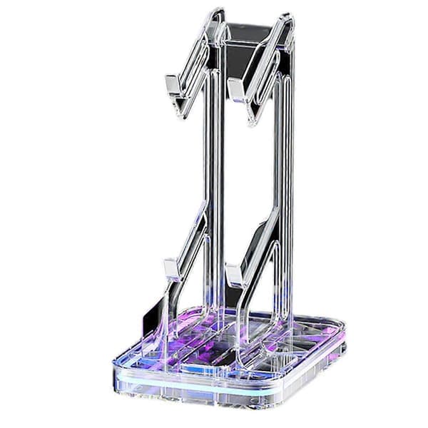 //Switch / Kaksikerroksinen pelikonsolin kahva Universaali teline RGB-valaistusefektillä