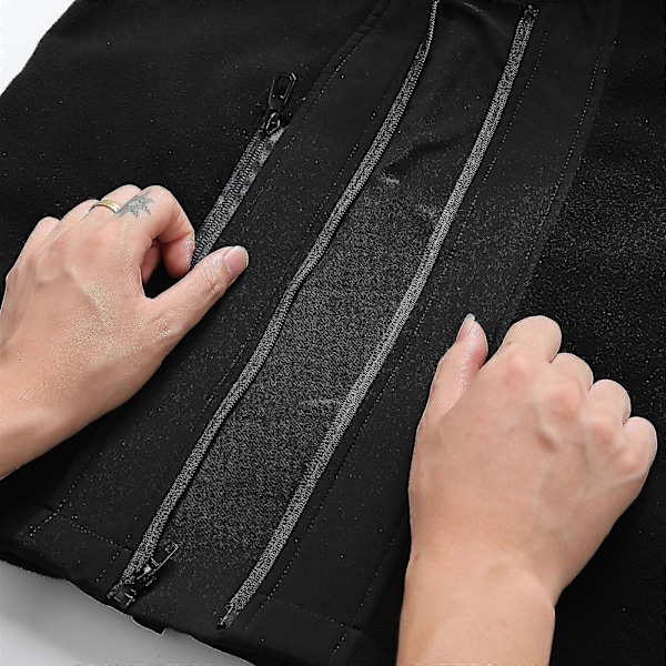 Oppvarmet fleecevest for menn, 13 varmesoner S