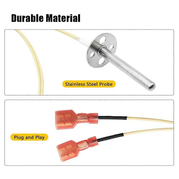 RTD Probe Sensor til RT-B380 RT-B380X Træpille Grill Temperatur Sensor Udskiftning