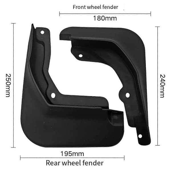 4 st Bil Stänkskydd Mud Flaps Splash Mud Guard för Alsvin 2018-2022 Biltillbehör