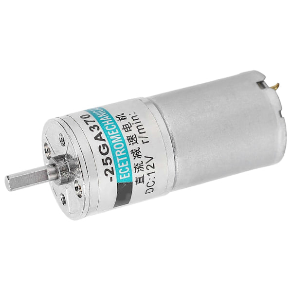 DC-vaihdemoottori, mikro, alhainen nopeus, CW CCW, kestomagneetti, automatisoitu teollisuus, 12 V, XD?25GA370, 50 rpm/min