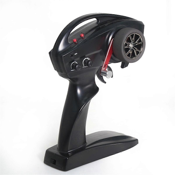Enhandsmanöver Adapter Sändare Ratt för RC Bil TQI Fjärrkontroll -4 TRX6 Slash Summit, Röd