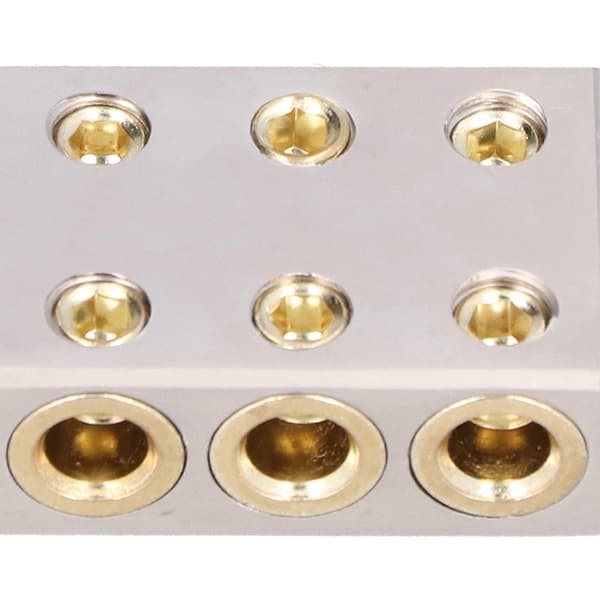 2 st Batteripoler Zinklegering Positiv Negativ Anslutning Universal 17,5 mm Håldiameter