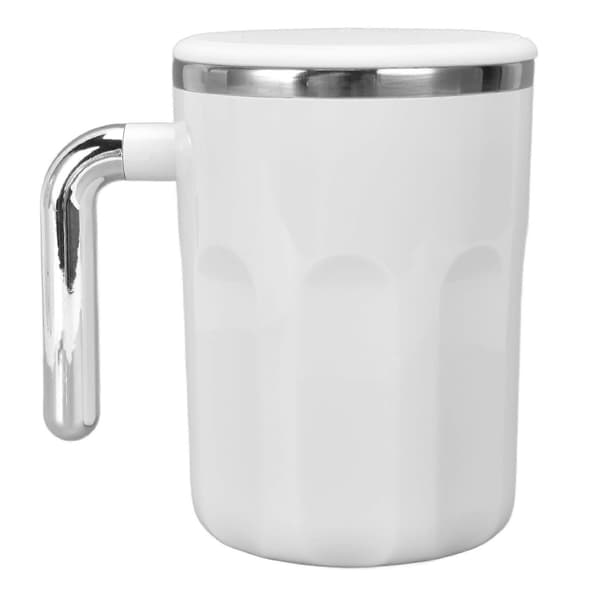 Självrörande Kaffemugg 360ml Temperatur Skillnad Automatisk Omrörning Rostfri Kopp med Lock