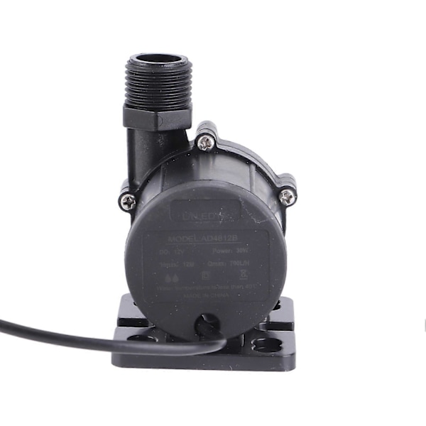 Tryckstegringspump Borstlös Motor Lågt Ljud DC12V 30W 700L/H 12m Utsläppshöjd för Värmare