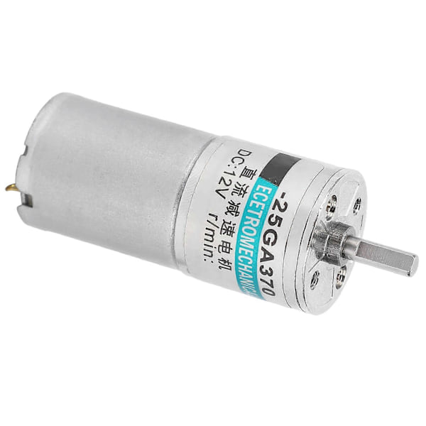 DC-vaihdemoottori, mikro, alhainen nopeus, CW CCW, kestomagneetti, automatisoitu teollisuus, 12 V, XD?25GA370, 50 rpm/min