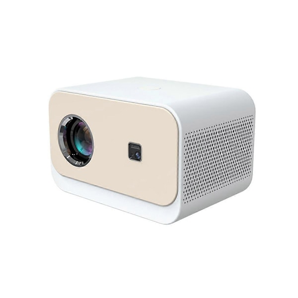 Smart Projektor Elektrisk Fokusering WiFi Projektor 1080P HD Bærbar Hjemmekino og Kontorkinoprojektor EU-plugg