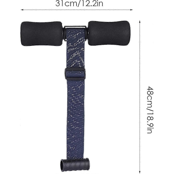 Nordic Hamstring Curl -hihna, 10 sekunnin asennus Nordic Curl vatsalihaksille, Espanjalaiset kyykyt, Razor Curl