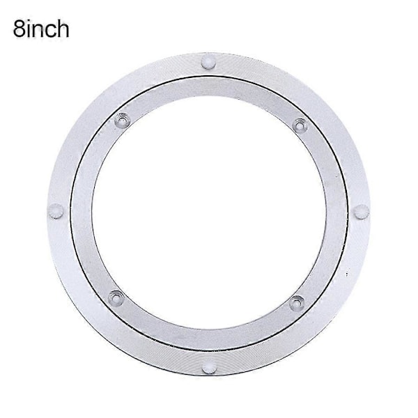 Naievear Rund Form Aluminiumlegering Glatt Dreieskive Dreieplate For Roterende Bord 8 inch
