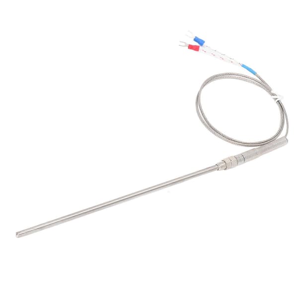 K-typ Termoelement 200mm Sond Snabb Respons Bredt Mätområde Temperatursensor 1m/39.4in