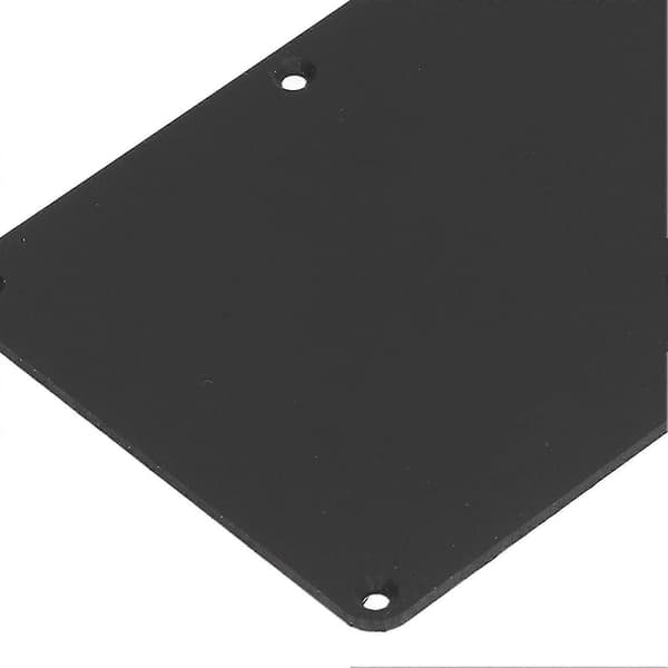 2 st Elgitarr Baksida Skyddsplatta 6 Hål Robust Utsökt Utseende Gitarrplektrumskydd Bakplatta Svart Black