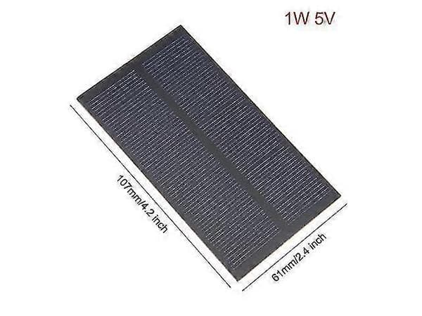5 stk. 1W 5V Mikro Solcellepanel Modul DIY Polysilisium for Leker Lader