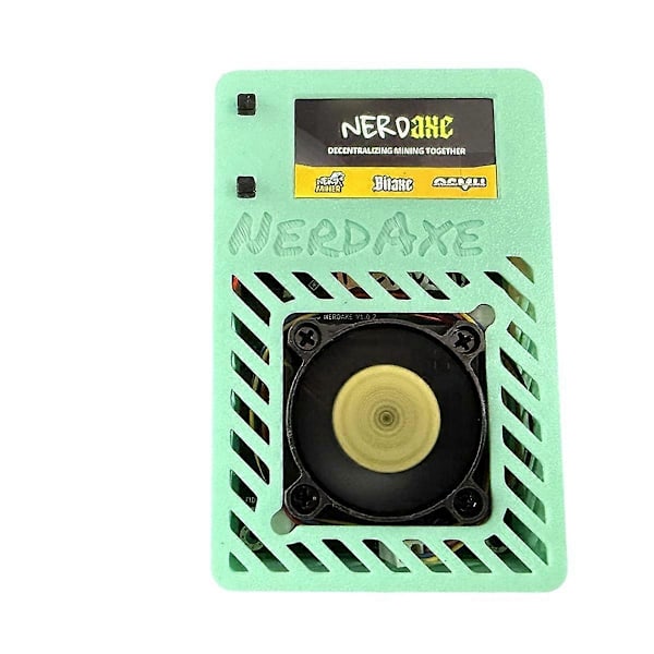 NerdAxe Miner med Display Nerdminer 500Gh/S BM1366 S19XP ASIC Bitaxe Bitcoin Micro-Miner Lotterimining Miner AU-KONTAKT