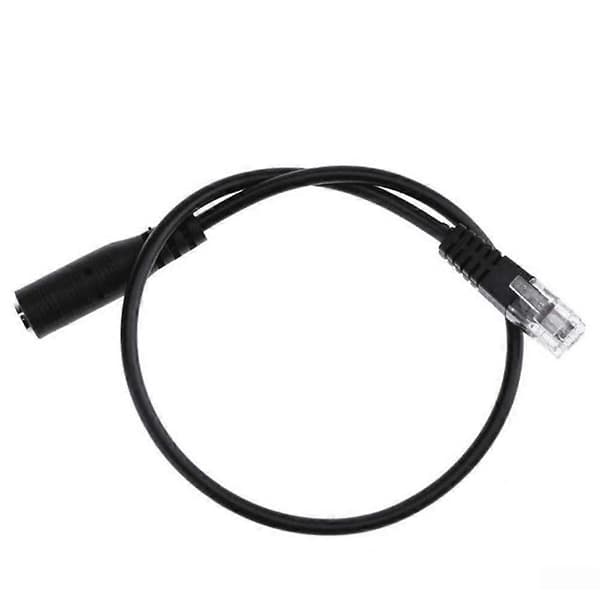 30cm 3.5mm Smartphone Headset till RJ9 Plug Konverter Adapterkabel för Telefon