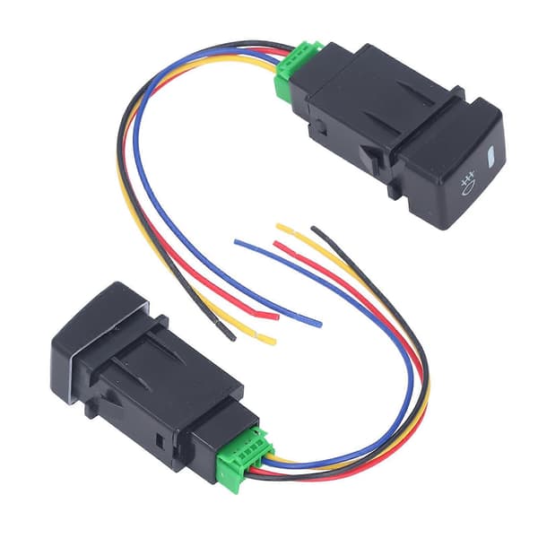 5-pins tåkelysbryter ABS IP67 tåkelys ledningsnett bryter for biler elektrisk utstyr