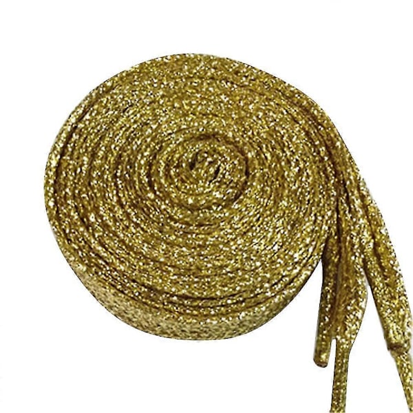 110cm Moderne Flade Glitter Farvede Sko Snørebånd Canvas Sneaker Snørebånd Snor Red