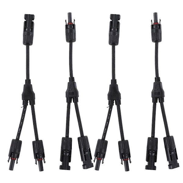 2 Sarjaa Aurinkopaneeli Fotovoltaiikka Y-haarainen Rinnakkaiskaapeli PV-sovitinkaapeli Johto Uros Naaras Liitin IP67 1000VDC PV LTY2