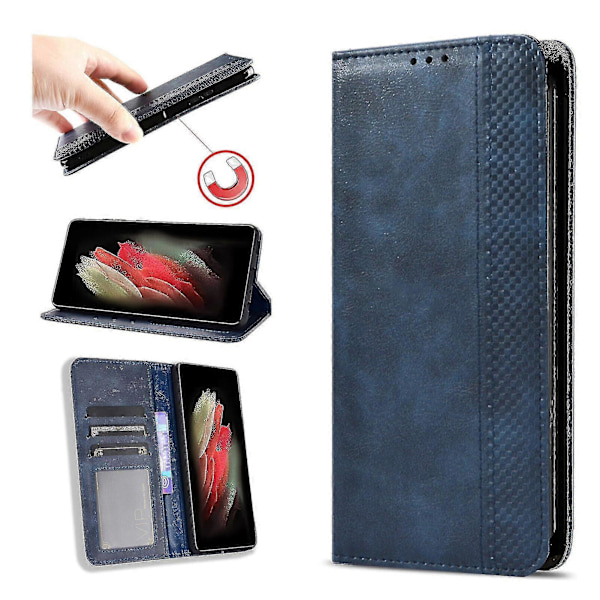Kompatibelt med Huawei P30 Lite Skal, Foliofodral Magnetiskt Plånboksfodral Läderfodral För Huawei P30 Lite C3