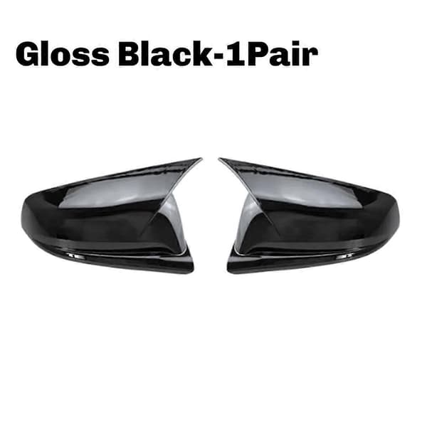 Sidespejlskappe til bil, hus, skal, trim, ABS-sticker til 2012-2015 US Gloss Black