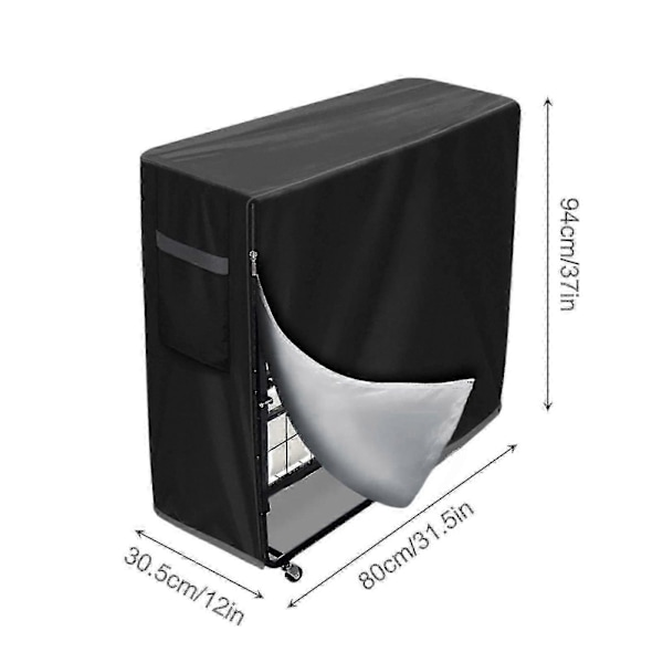 Sammenleggbar Seng Oppbevaringstrekk, Rulleseng Beskyttelsestrekk Vanntett Oxford Stoff Oppbevaringspose Justerbart Multifunksjonelt Trekk Verktøyveske s20241212922 31.5x12x37in