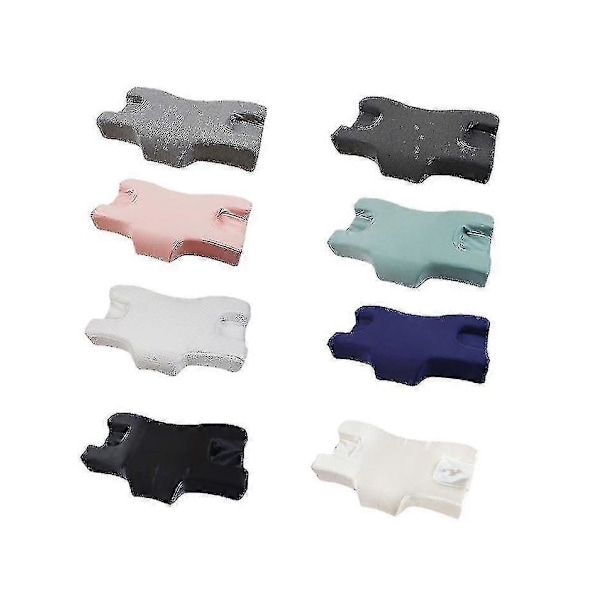 Anti-rynke Nakke Skønhedspude Hotel Skønhedssalon Langsom Rebound Memory Foam Pude White satin
