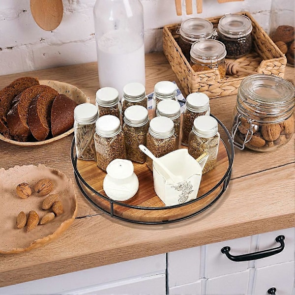 Roterande Bricka Snacks Fruktskål Vintage Tårta Snacksbricka