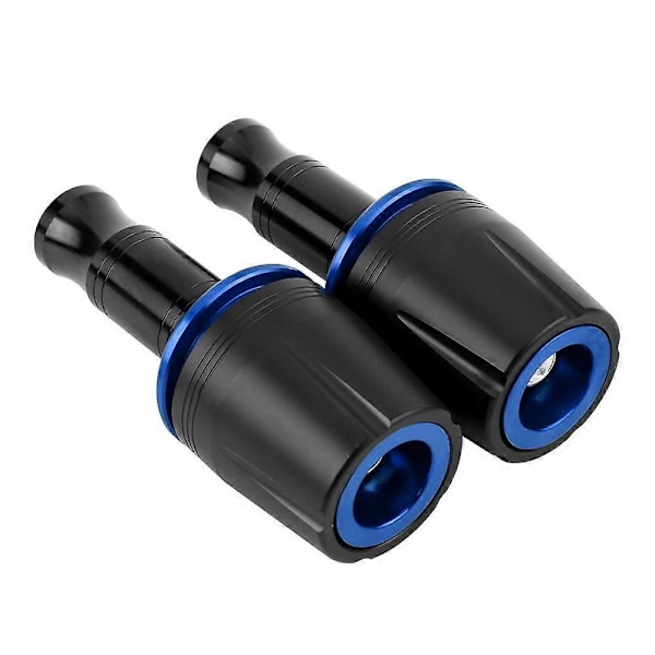 Universal Slider Ramme Sliders Krasjpute Beskyttelse 10mm Skrue for Kawasaki Z125 Yamaha (Blå)