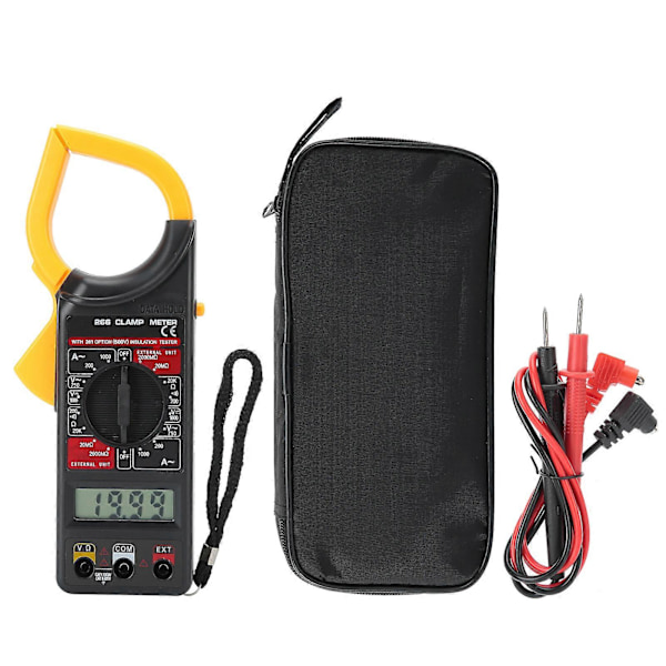 Digital Strömtång Handhållen Amperemeter Voltmeter Elektronisk Multimeter Mätverktyg DT266