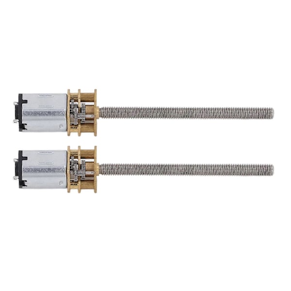 2 kpl DC-vaihteistomoottori kupari 30 RPM iskunkestävä hiljainen alennusmoottori DC6V M4x55mm