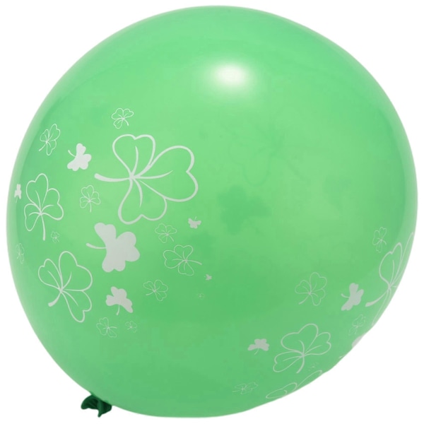 30 st Shamrock Latexballonger Irländska Patricks Day Party Favörer Tillbehör