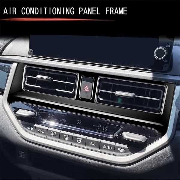 Bil Konsol Luftkonditionering Utloppsram Skydd Trim för WRV DG5 Serien 2024 Japansk Version RHD,B