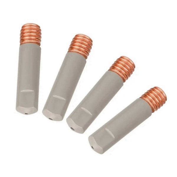 10 st MB15AK Svetstips Belagd Skydd M6 Gasmunstycke 0.8mm MIG Svetsverktyg Delar
