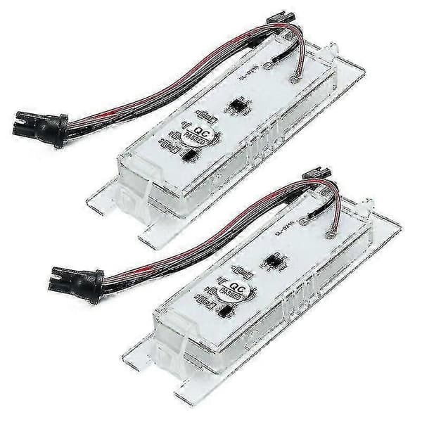 2x LED nummerpladelys til Vauxhall Opel Astra H Corsa C/d Zafira B Adam
