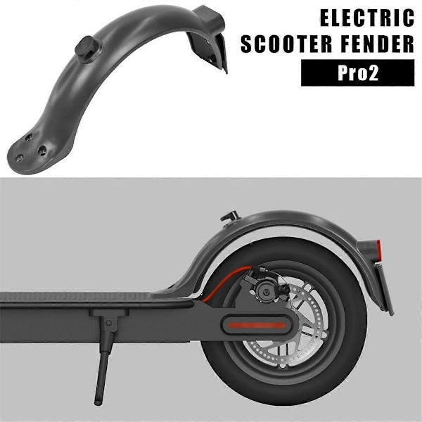 Svart Bakre Stänkskärm för M365 Pro 2 Pro Mi3 Elektrisk Scooter Stänkskärmar Vattentät Skyddande Främre Däckstänk