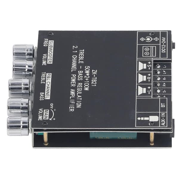 2.1 Kanal BT Lyd Effektforstærker Modul DIY Trådløs Højttaler Digital Effektforstærker Board DC12?24V
