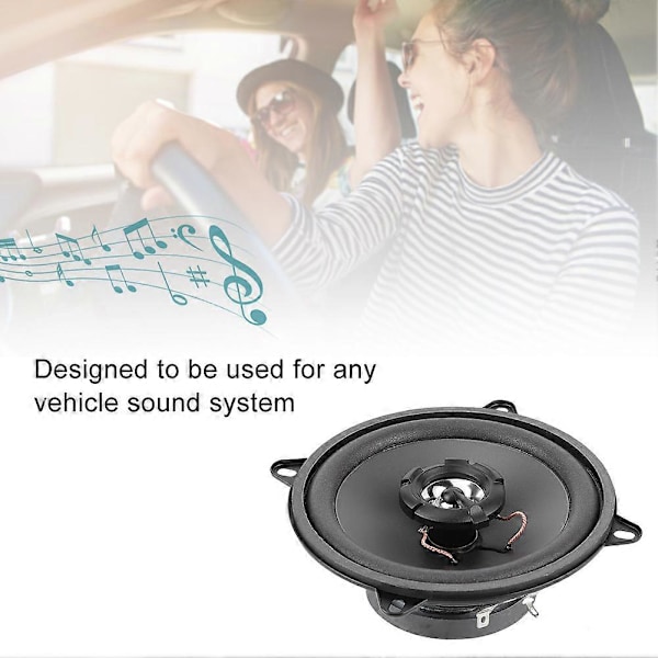 12V 5in 400W Koaxialhögtalare Stereo Musik Hög Känslighet Hifi Högtalare för Bil Ljudsystem