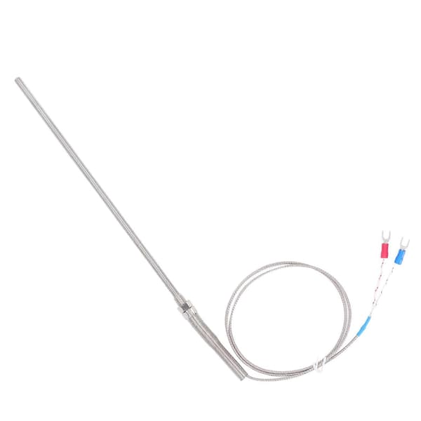 K-typ Termoelement 200mm Sond Snabb Respons Bredt Mätområde Temperatursensor 1m/39.4in