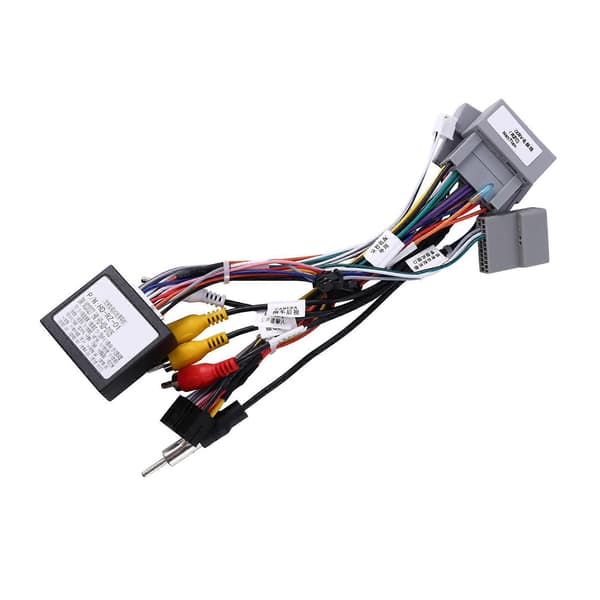 Bil 16-Pin Strömkabel Kabeladapter med Canbus+USB för XR-V Vezel Jade Fit Installation Android Stereo Spelare