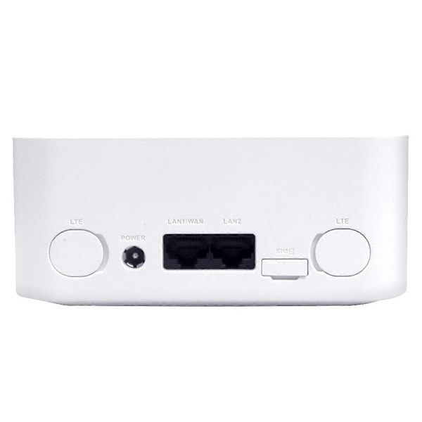 Oläst 4GEE D412C57 4G WiFi Router Dual Band 2.4/5GHz WiFi Simkortplats CPE Trådlös Hotspot 4G LTE 300Mbps EU-kontakt