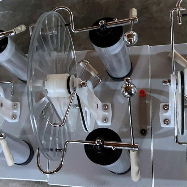 Elektrostatisk Generator Induktionsmotor Statisk Maskin Fysik Elektrostatisk Generator Elektrisk Utrustning