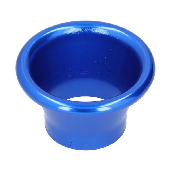 2.6in Kalluftsintag Turbo Horn Velocity Stack Adapter CNC Aluminium Bilmodifieringsdel Blå